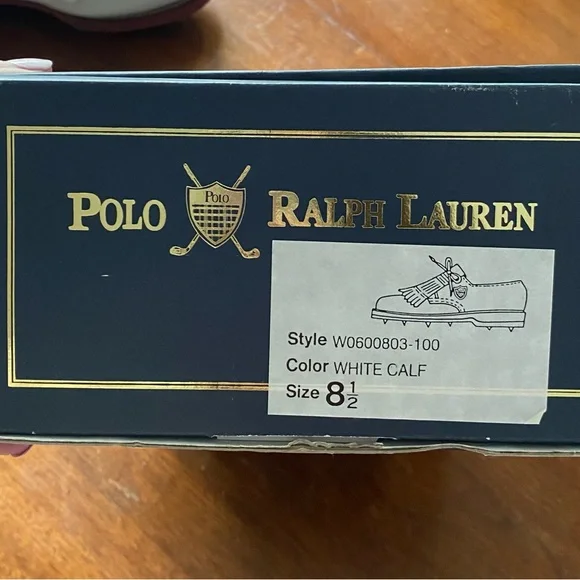 NIB POLO RALPH LAUREN WOMEN’s GOLF SHOES SIZE 8.5 - Picture 6 of 10